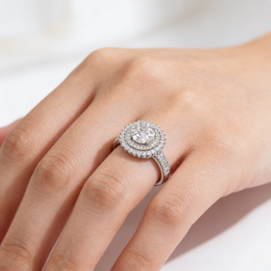Double Halo Radiance Ring from TimelessWhims, view 2