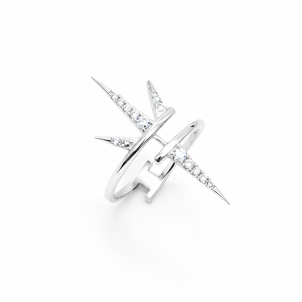 Celestial Spike Crystal Ring from TimelessWhims, view 1