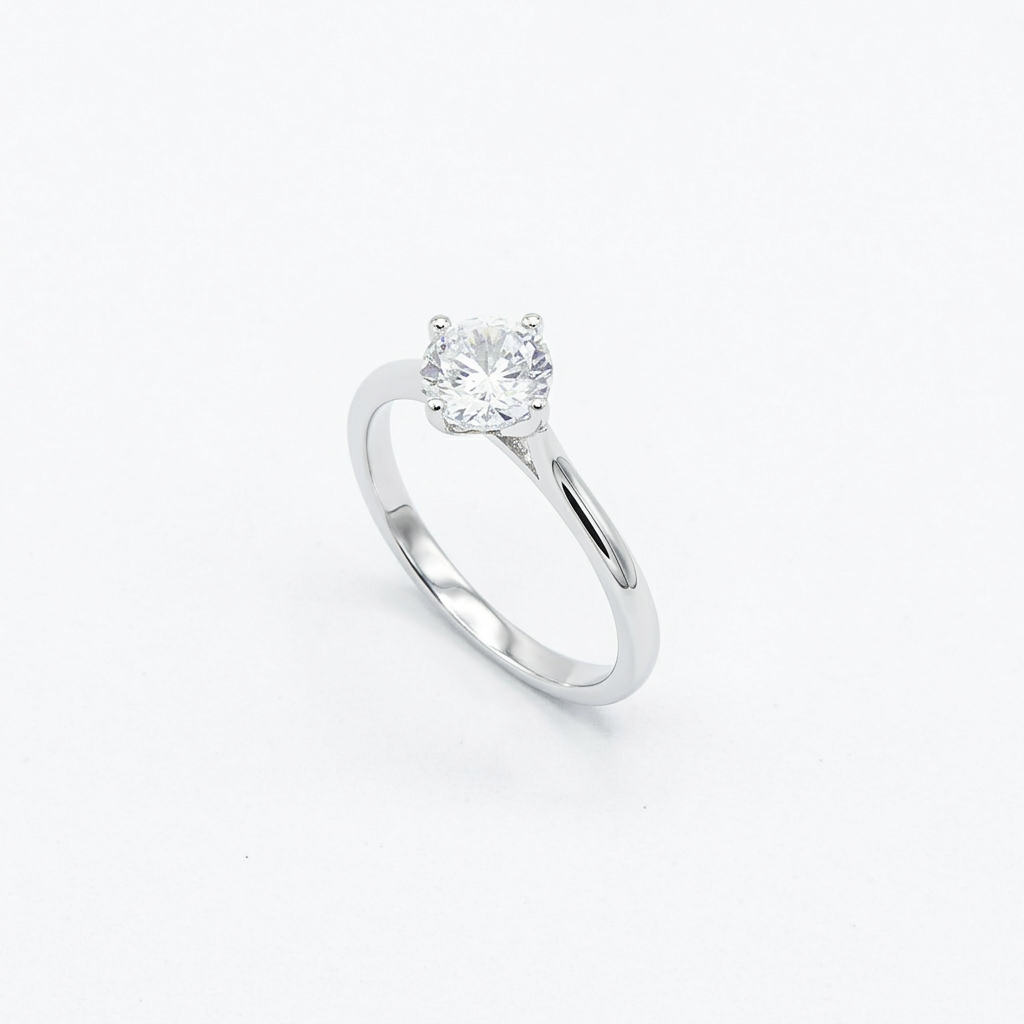 Six-Prong Solitaire Ring from TimelessWhims, view 1