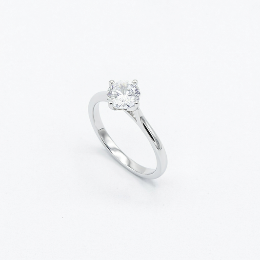 Six-Prong Solitaire Ring from TimelessWhims, view 1