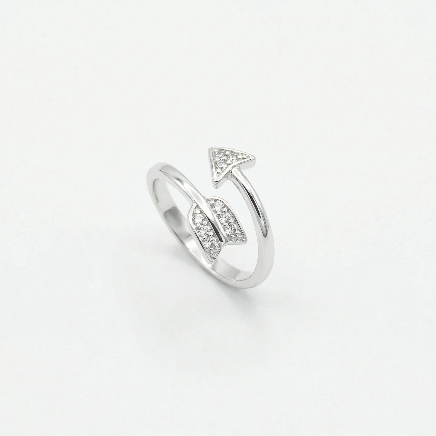 Cupid Arrow Bypass Ring from TimelessWhims, view 1