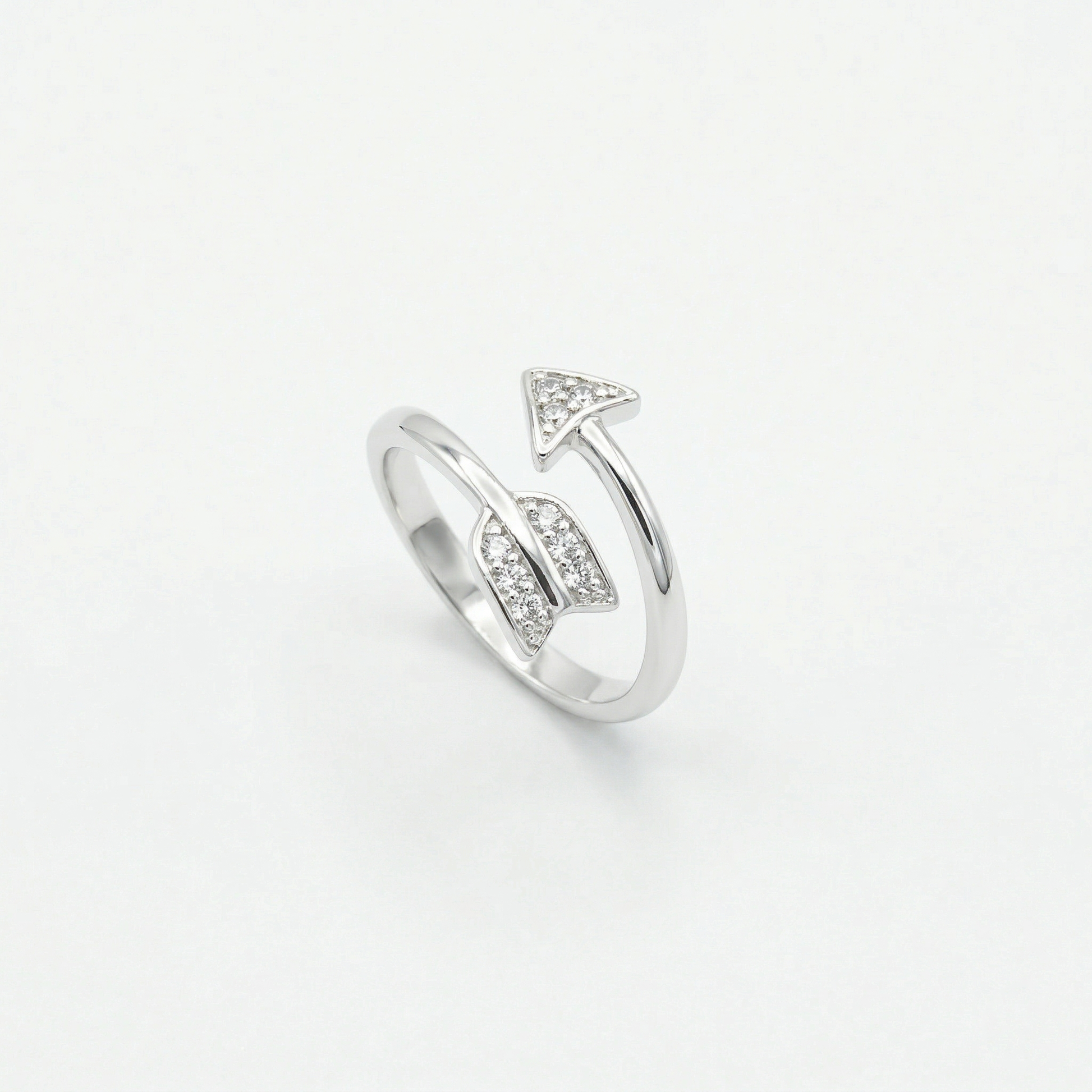Cupid Arrow Bypass Ring from TimelessWhims, view 1