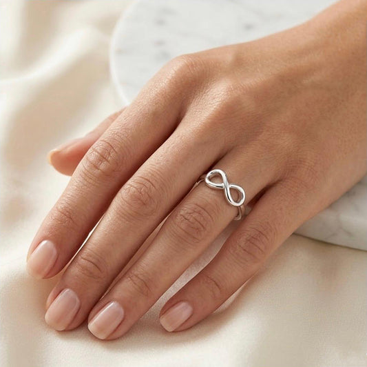 Infinity Symbol Open Ring from TimelessWhims, view 2