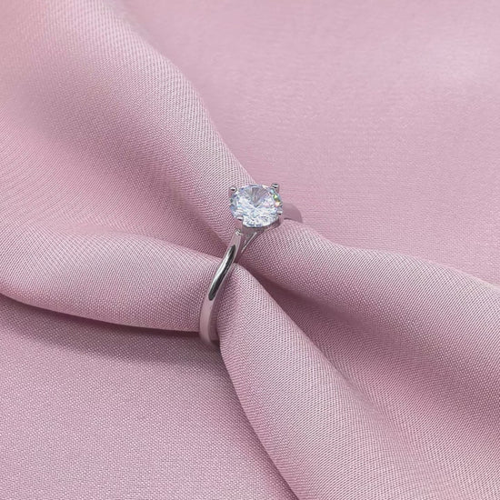 Six-Prong Solitaire Ring from TimelessWhims, view 3