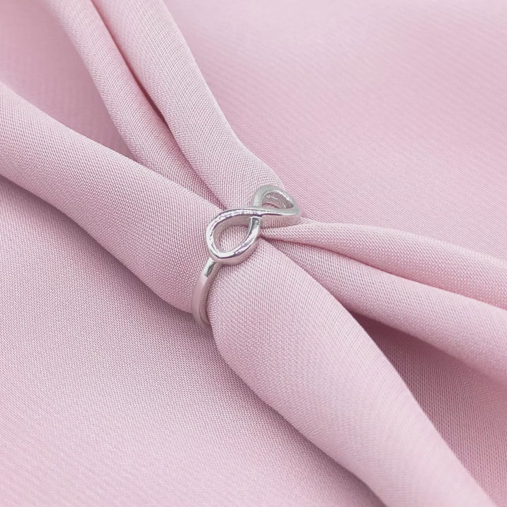 Infinity Symbol Open Ring from TimelessWhims, view 3