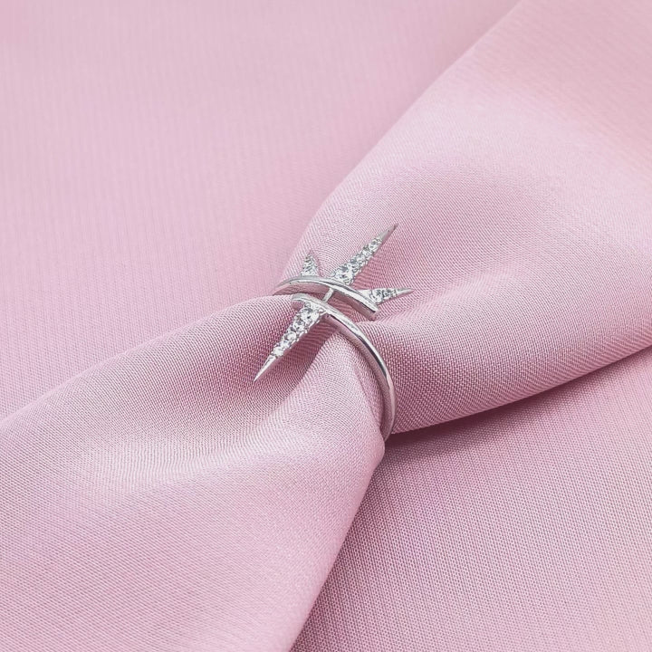 Celestial Spike Crystal Ring from TimelessWhims, view 3