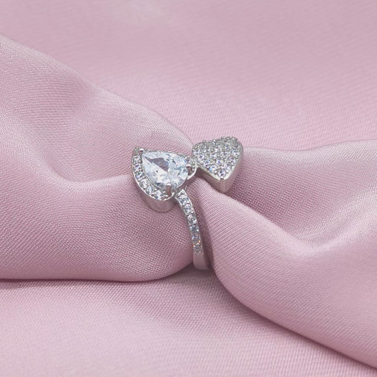 Dual Pear Bypass Ring from TimelessWhims, view 3